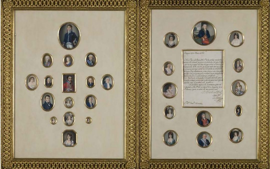 Miniaturas de la familia y de la corte de Carlos IV