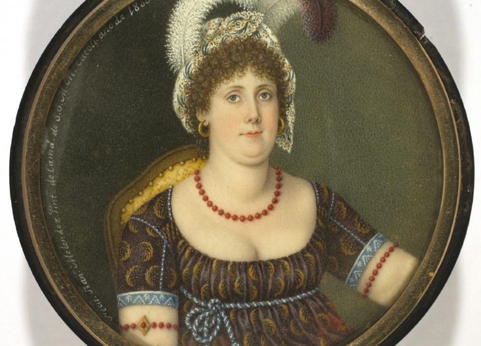 Retrato de dama con tocado