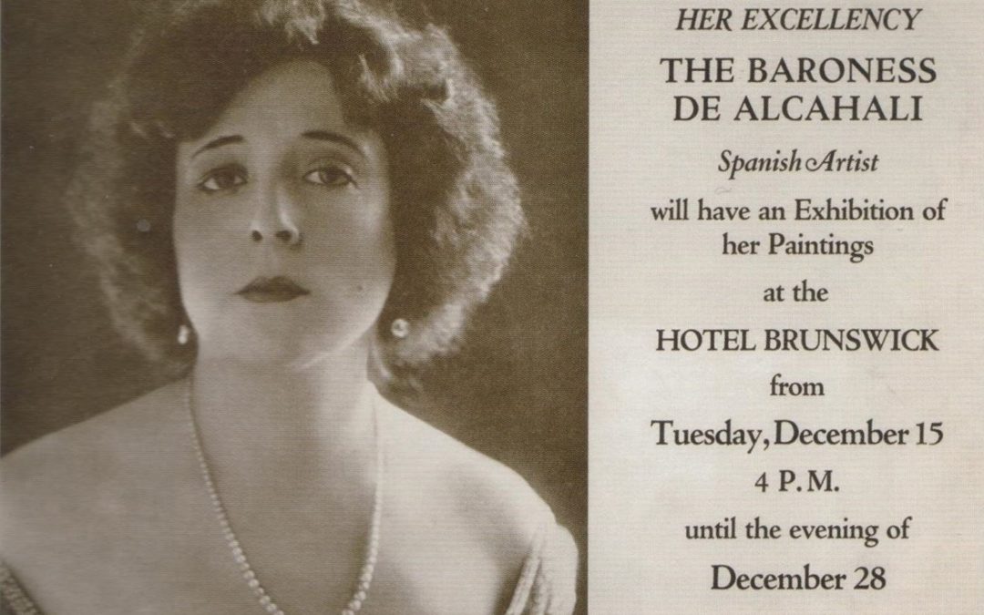 Cartel de la Exposición del Hotel Brunswick de Boston