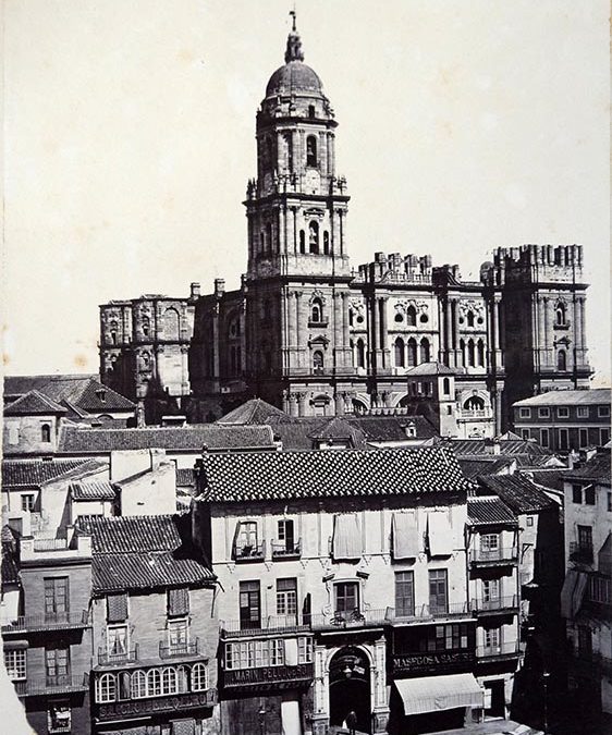 Málaga, Plaza de la Constitución antes de la apertura de la calle Larios