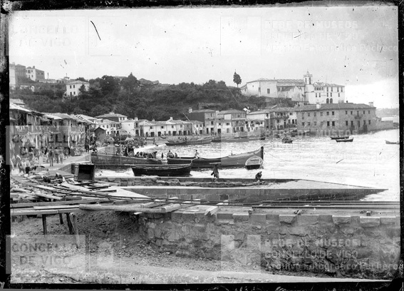 Vista do barrio do Berbés