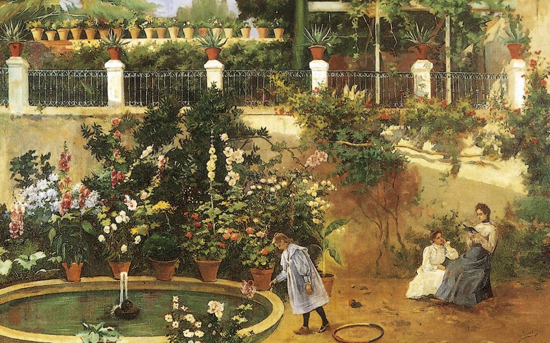 Nuestro jardín (Un rincón de mi casa)