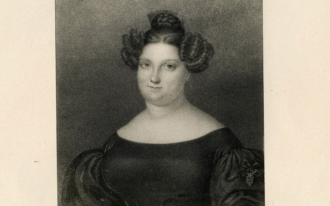 María Cristina de Borbón, reyna de España, en hábito de carmelita