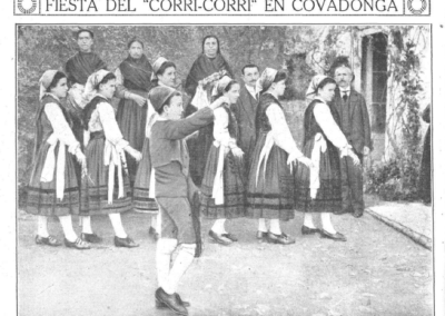 Fiesta del “Corri-corri” en Covadonga