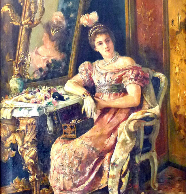 El Boudoir o Dama en su tocador