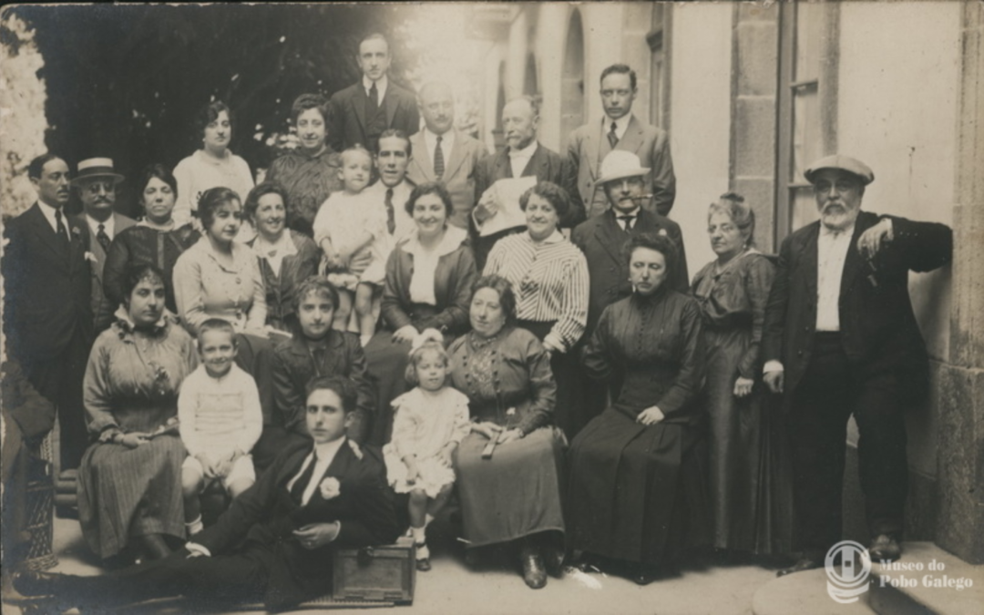 Retrato de grupo no Balneario de Mondariz